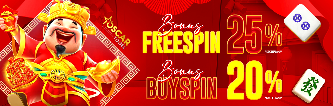 bonus free spin dan buy spin oscar togel