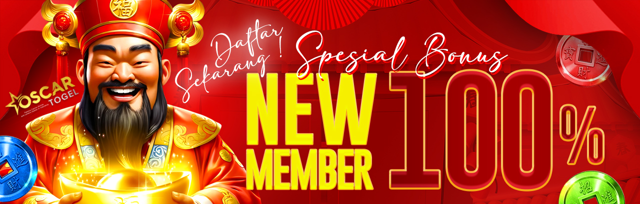 100% deposit hanya untuk member baru oscartogel